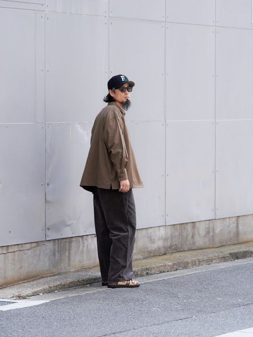 Spinner Bait "FLATBUSH LTD." コーデュロイファットパンツ / ブラウン