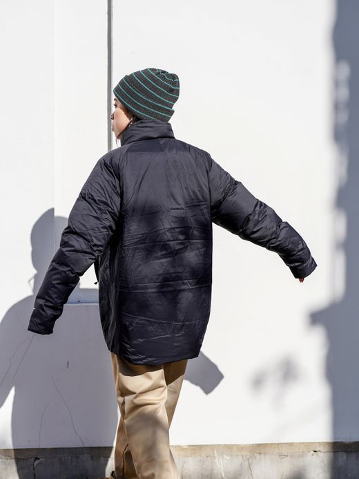 ALLIED FEATHER+DOWN COCOON DOWN COAT / Black