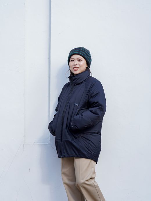 ALLIED FEATHER+DOWN COCOON DOWN COAT / Black
