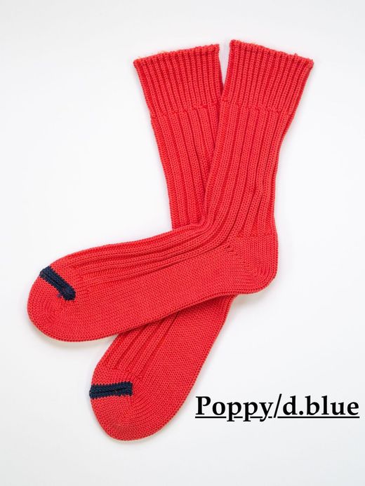 ROTOTO CHUNKY RIBBED CREW SOCKS
