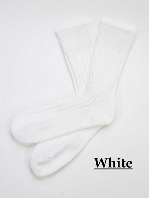 ROTOTO CHUNKY RIBBED CREW SOCKS