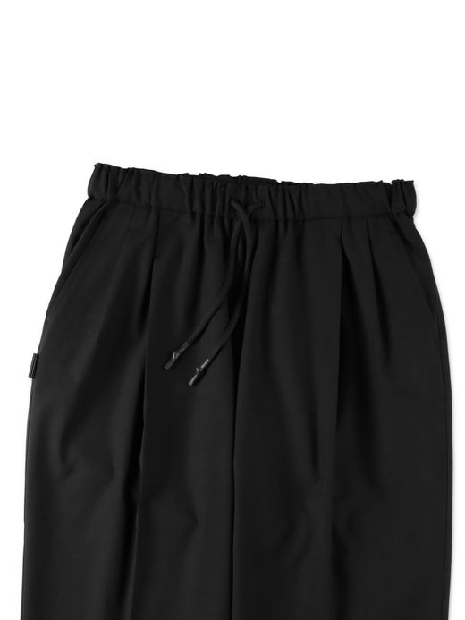 S.F.C TWO TUCK S WOOL PANTS / Black