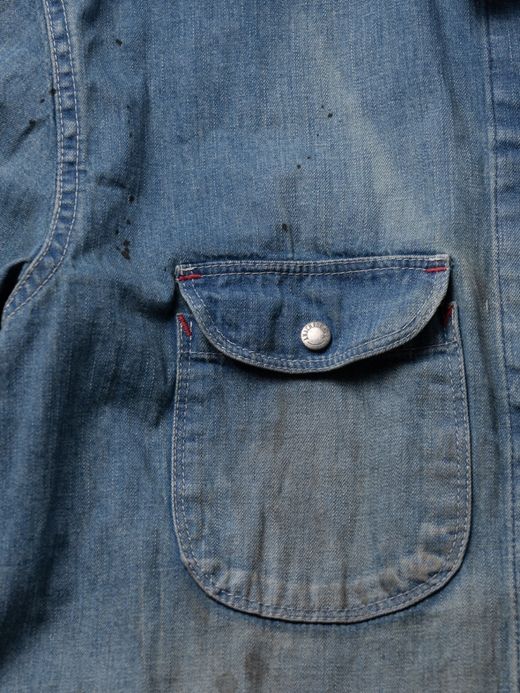 ANACHRONORM DAMAGED LIGHToz BM DENIM COVERALL / Indigo