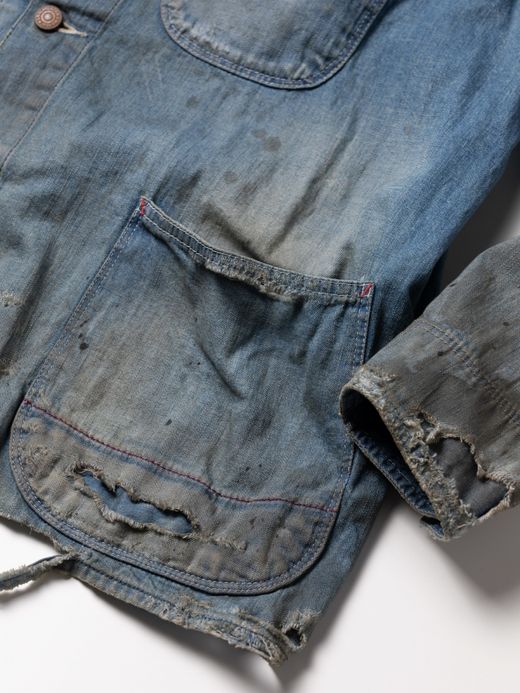 ANACHRONORM DAMAGED LIGHToz BM DENIM COVERALL / Indigo