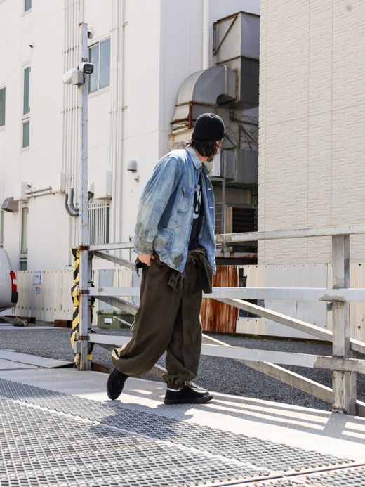 ANACHRONORM DAMAGED LIGHToz BM DENIM COVERALL / Indigo