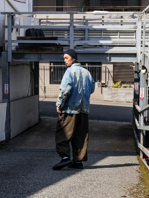 ANACHRONORM DAMAGED LIGHToz BM DENIM COVERALL / Indigo