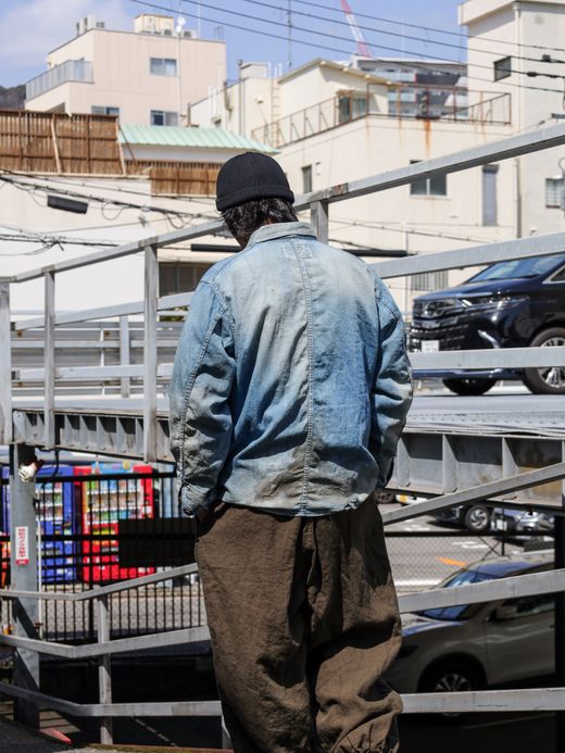 ANACHRONORM DAMAGED LIGHToz BM DENIM COVERALL / Indigo
