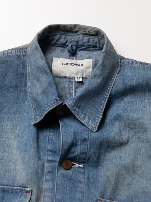 ANACHRONORM DAMAGED LIGHToz BM DENIM COVERALL / Indigo