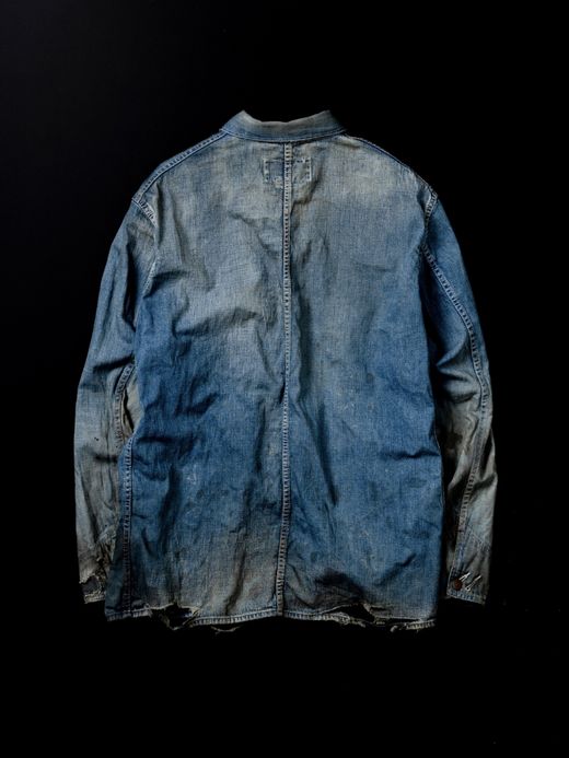 ANACHRONORM DAMAGED LIGHToz BM DENIM COVERALL / Indigo