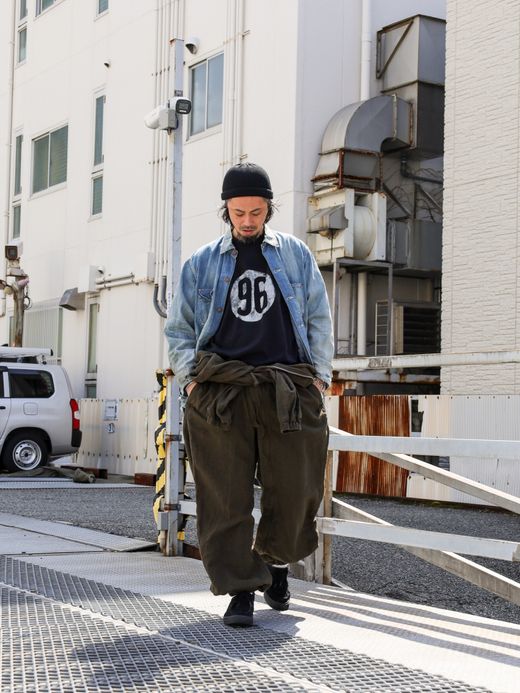 ANACHRONORM DAMAGED LIGHToz BM DENIM COVERALL / Indigo