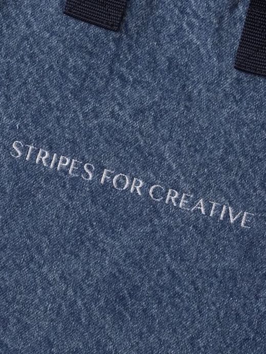 S.F.C SFC SMALL SHOULDER DENIM BAG / Washed Blue-Navy
