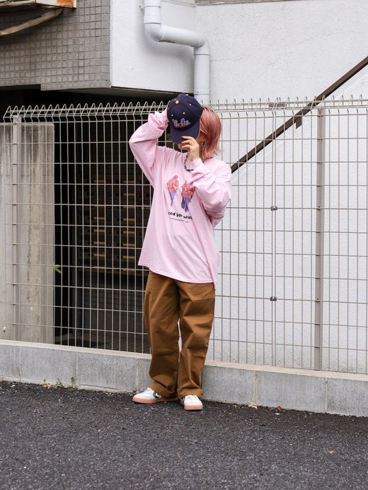 JHANKSON GOOD BYE LONG TEE / Pink
