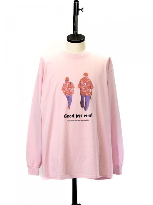 JHANKSON GOOD BYE LONG TEE / Pink