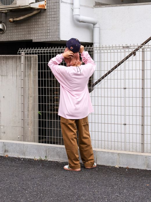 JHANKSON GOOD BYE LONG TEE / Pink