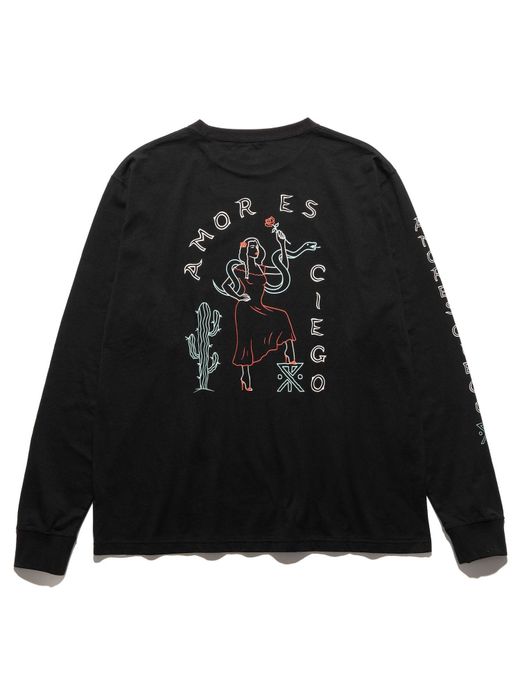 ROARK REVIVAL "AMOR ES CIEGO" L/S TEE / Black