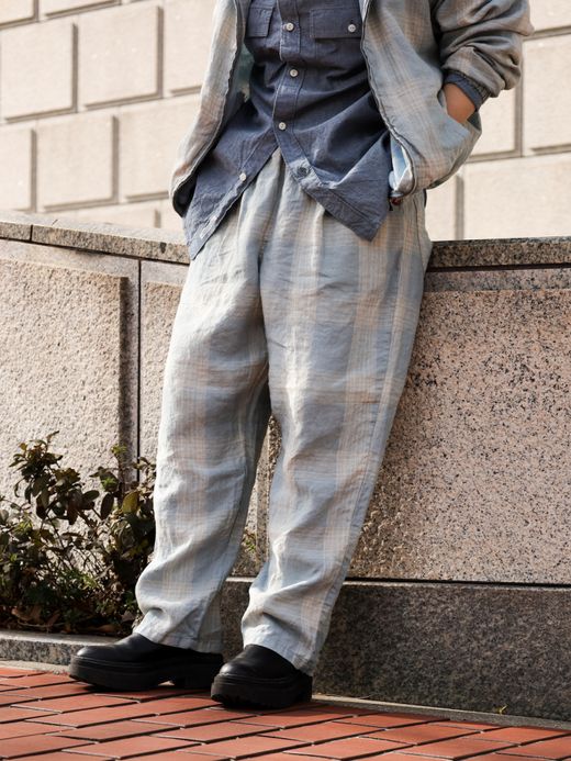 VOO BIG CHECK EZ SLACKS / Sax