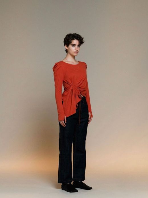 AMBERGLEAM SKIN COTTON ART TOPS / Valencia