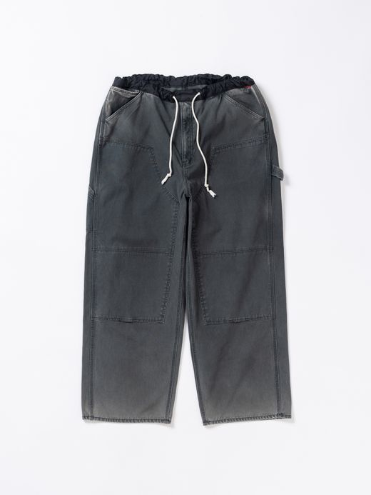 ANACHRONORM DOUBLE KNEE DUCK PAINTER PANTS / Black