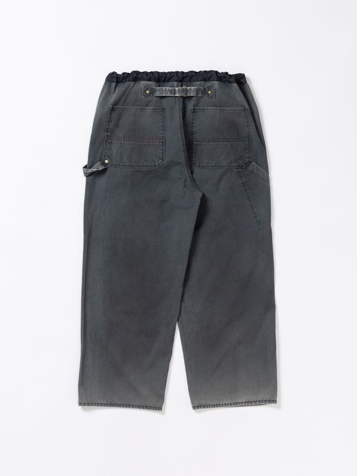 ANACHRONORM DOUBLE KNEE DUCK PAINTER PANTS / Black