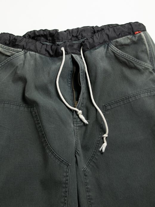 ANACHRONORM DOUBLE KNEE DUCK PAINTER PANTS / Black