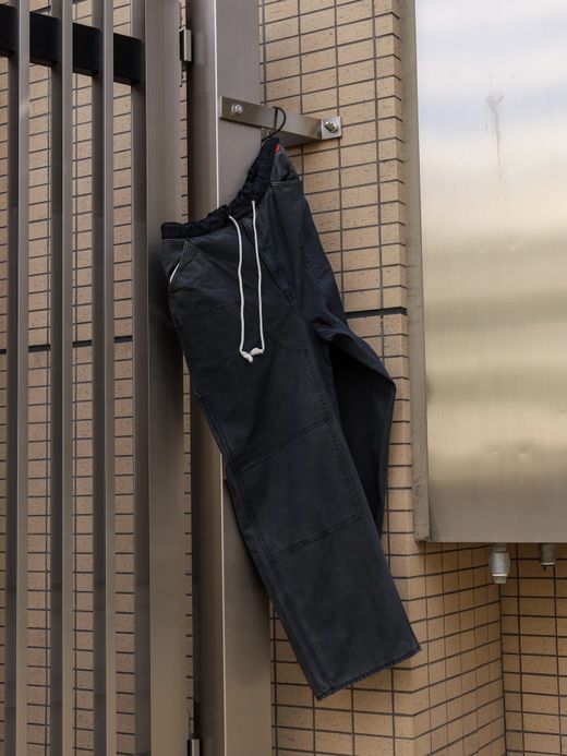 ANACHRONORM DOUBLE KNEE DUCK PAINTER PANTS / Black