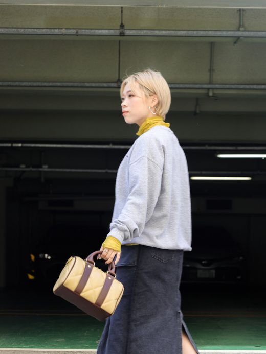 AMBERGLEAM ESPANDY YARN SHEER TOPS / Amber