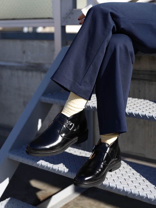 AMBERGLEAM LEATHER TAP SHOES / Black FLATBUSH（フラットブッシュ）公式オンラインサイト