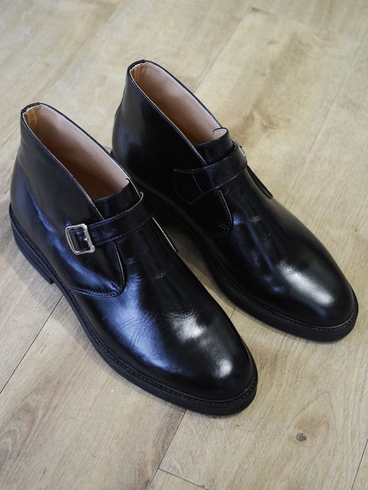 AMBERGLEAM LEATHER TAP SHOES / Black