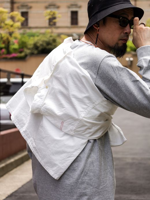 ANACHRONORM STANDARD WIDE B.D SHIRTS / White