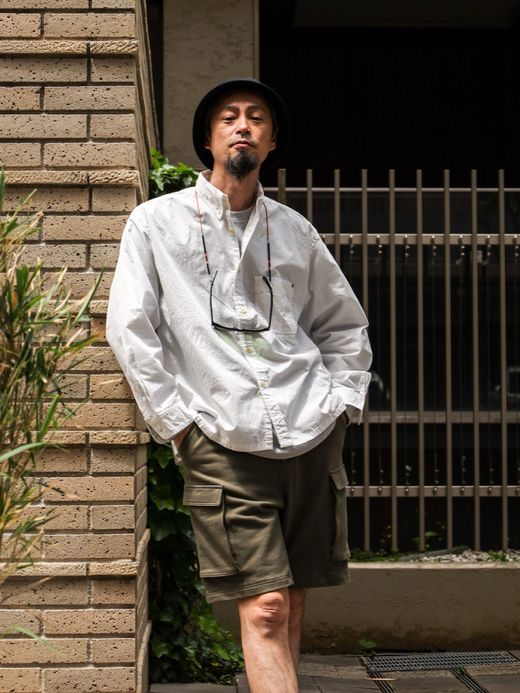 ANACHRONORM STANDARD WIDE B.D SHIRTS / White