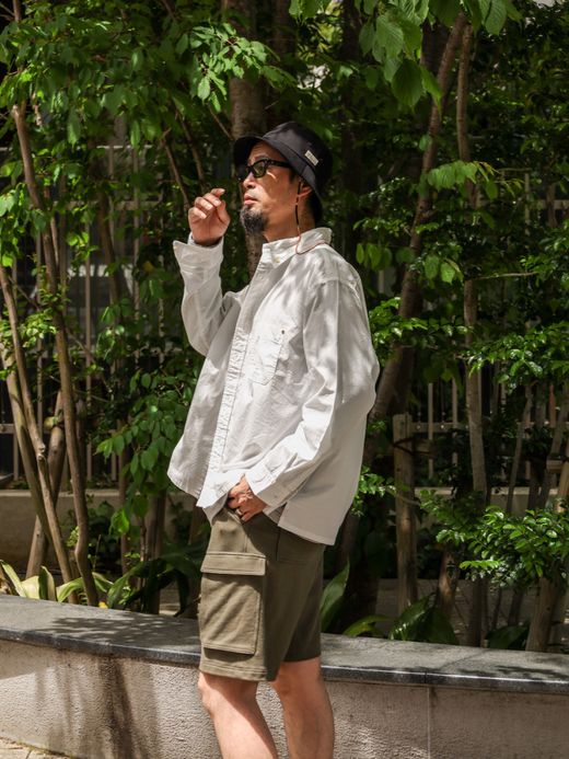 ANACHRONORM STANDARD WIDE B.D SHIRTS / White