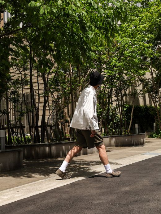 ANACHRONORM STANDARD WIDE B.D SHIRTS / White