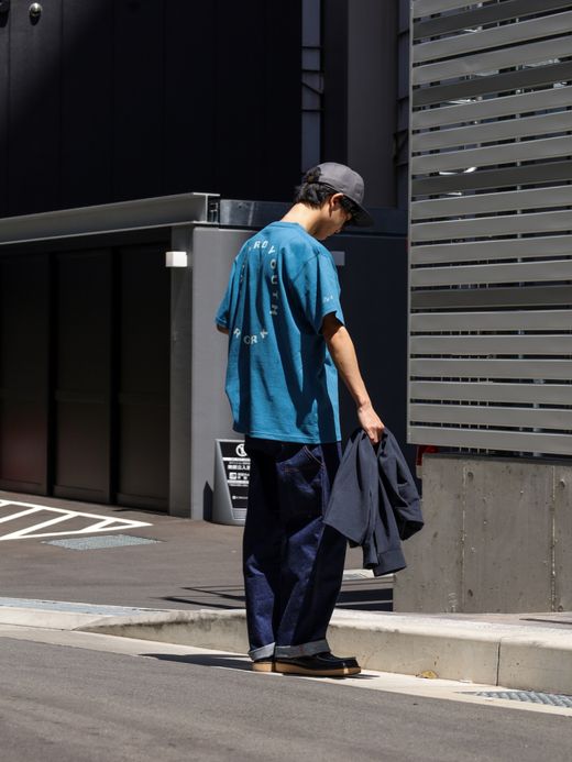 ROARK REVIVAL "WAYWARD YOUTH" FINE TECH DRY TEE / Steel blue