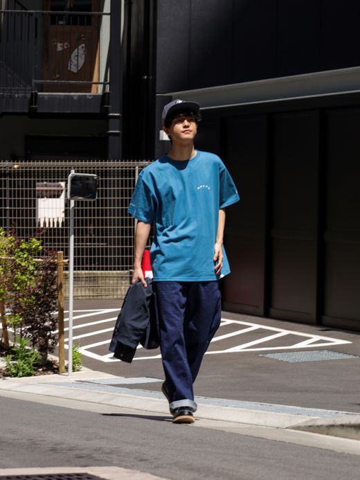 ROARK REVIVAL "WAYWARD YOUTH" FINE TECH DRY TEE / Steel blue