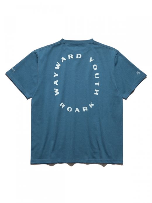 ROARK REVIVAL "WAYWARD YOUTH" FINE TECH DRY TEE / Steel blue