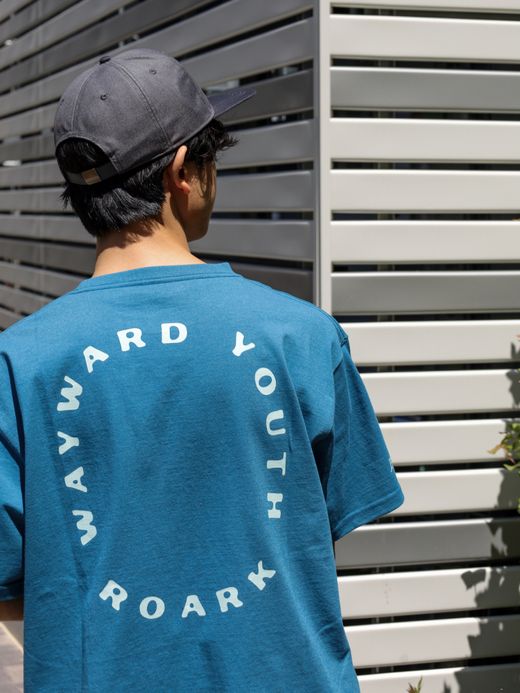 ROARK REVIVAL "WAYWARD YOUTH" FINE TECH DRY TEE / Steel blue