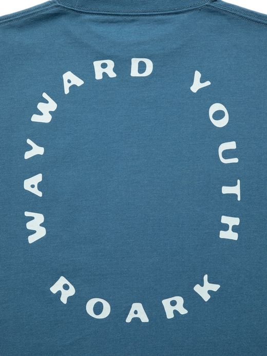 ROARK REVIVAL "WAYWARD YOUTH" FINE TECH DRY TEE / Steel blue