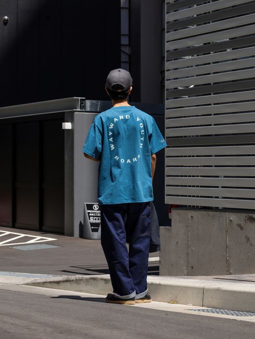 ROARK REVIVAL "WAYWARD YOUTH" FINE TECH DRY TEE / Steel blue