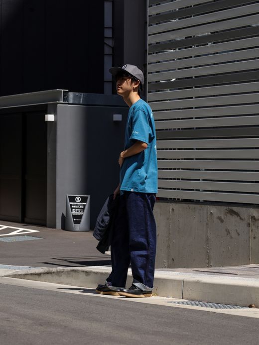 ROARK REVIVAL "WAYWARD YOUTH" FINE TECH DRY TEE / Steel blue