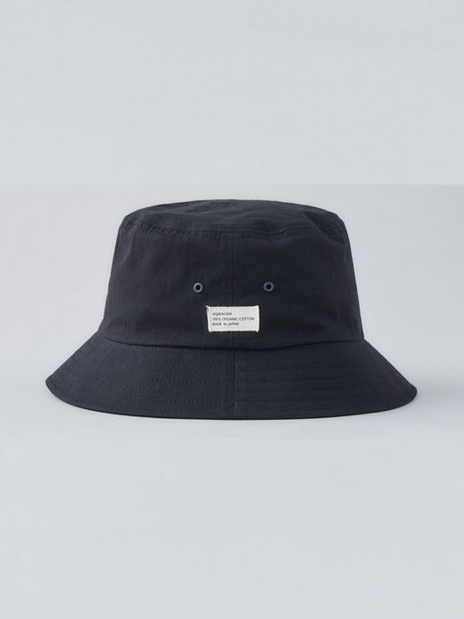organicsta ORGANIC COTTON TWILL BUCKET HAT / Black