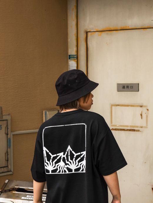 organicsta ORGANIC COTTON TWILL BUCKET HAT / Black