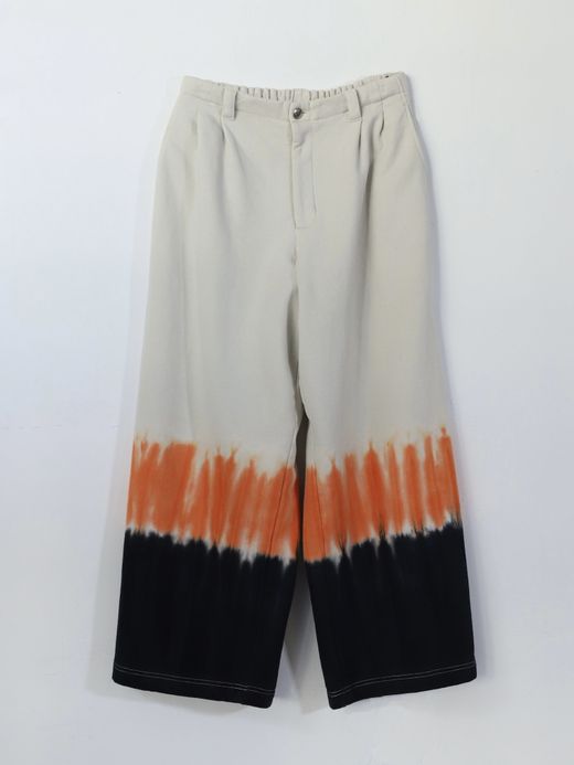 AMBERGLEAM TIE DYE PILE PANTS / Orange