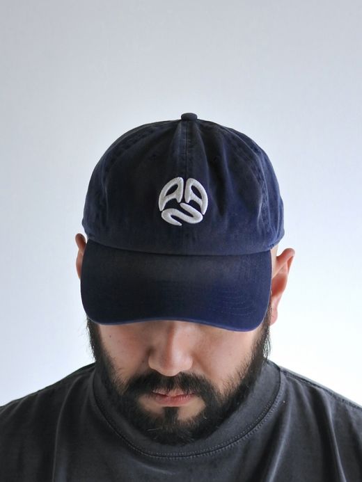 ANACHRONORM SUN FADED ROUND LOGO CAP / 3colors