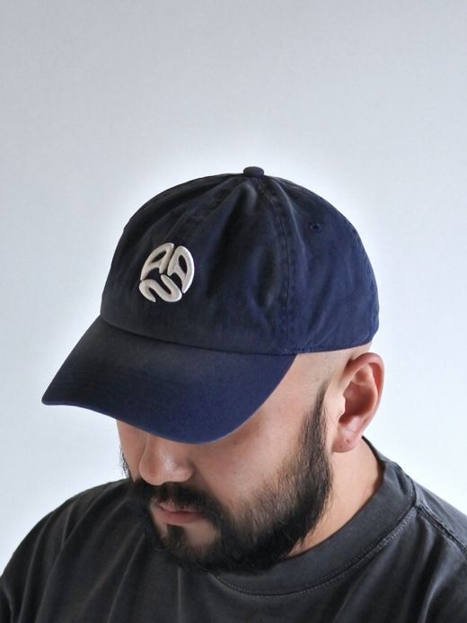 ANACHRONORM SUN FADED ROUND LOGO CAP / 3colors