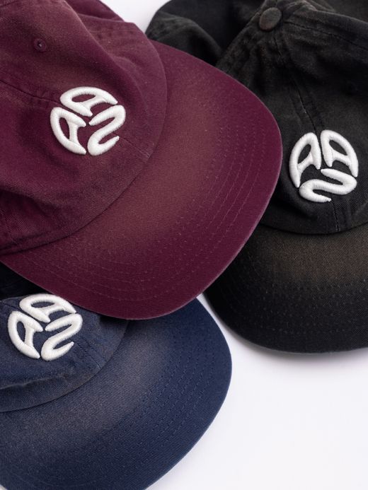 ANACHRONORM SUN FADED ROUND LOGO CAP / 3colors