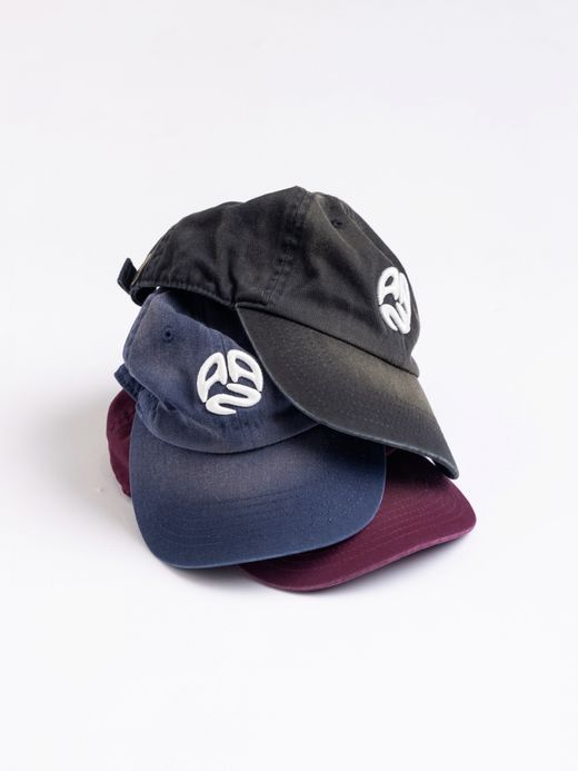 ANACHRONORM SUN FADED ROUND LOGO CAP / 3colors