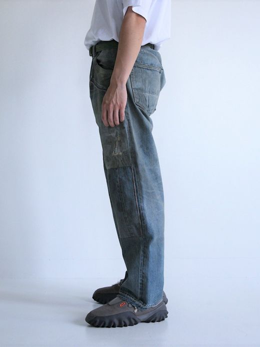 ANACHRONORM HARD REMAKED REGULAR TAPERED 5P PANTS / Indigo