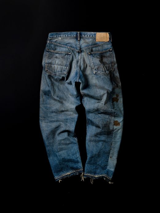 ANACHRONORM HARD REMAKED REGULAR TAPERED 5P PANTS / Indigo
