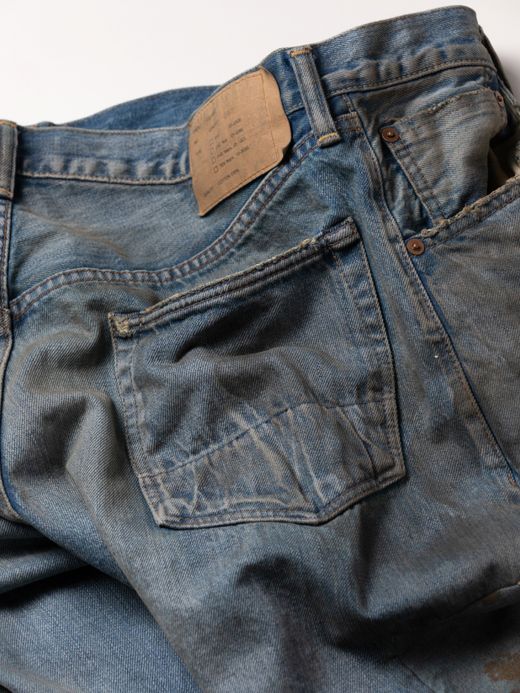ANACHRONORM HARD REMAKED REGULAR TAPERED 5P PANTS / Indigo