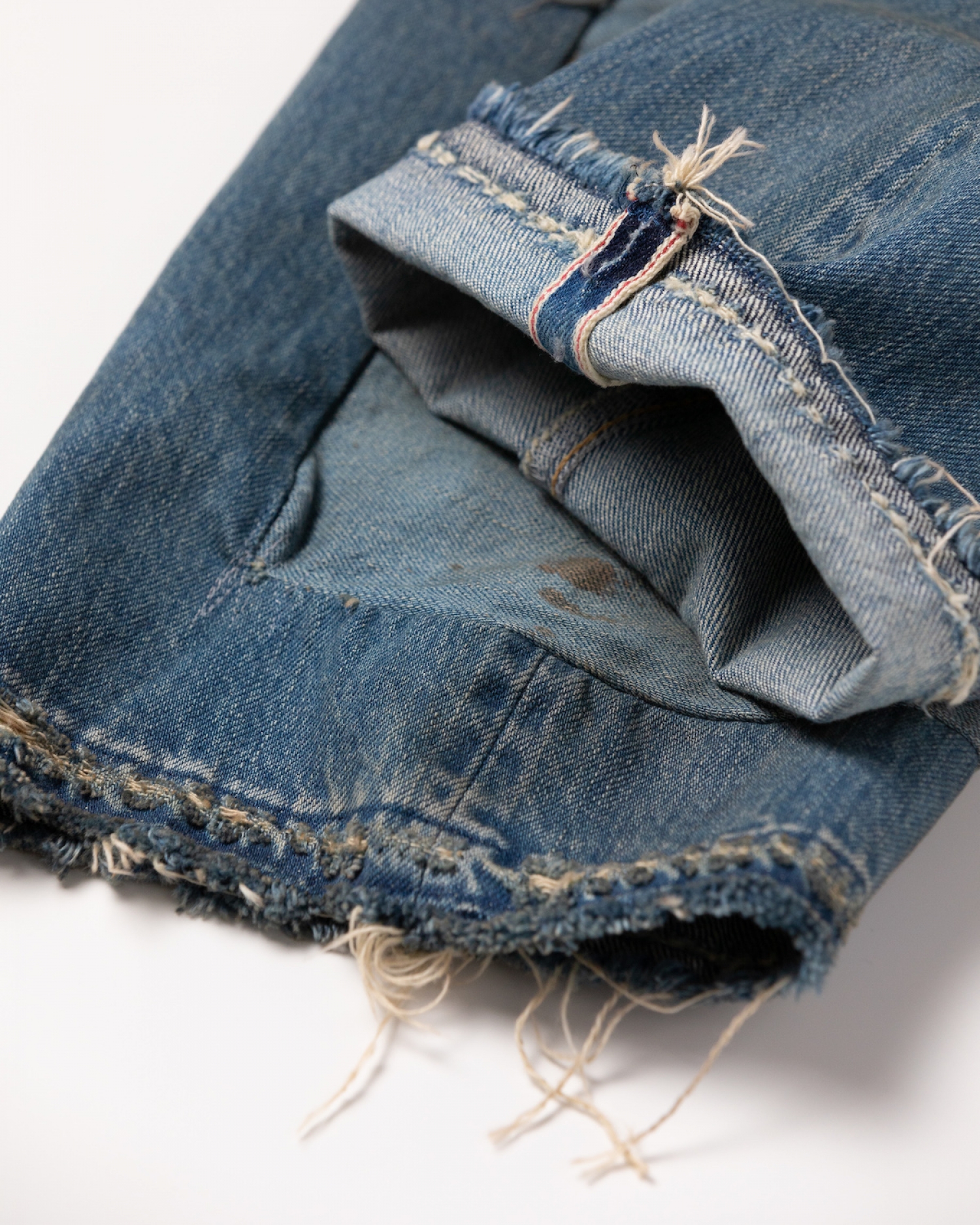 ANACHRONORM HARD REMAKED REGULAR TAPERED 5P PANTS / Indigo